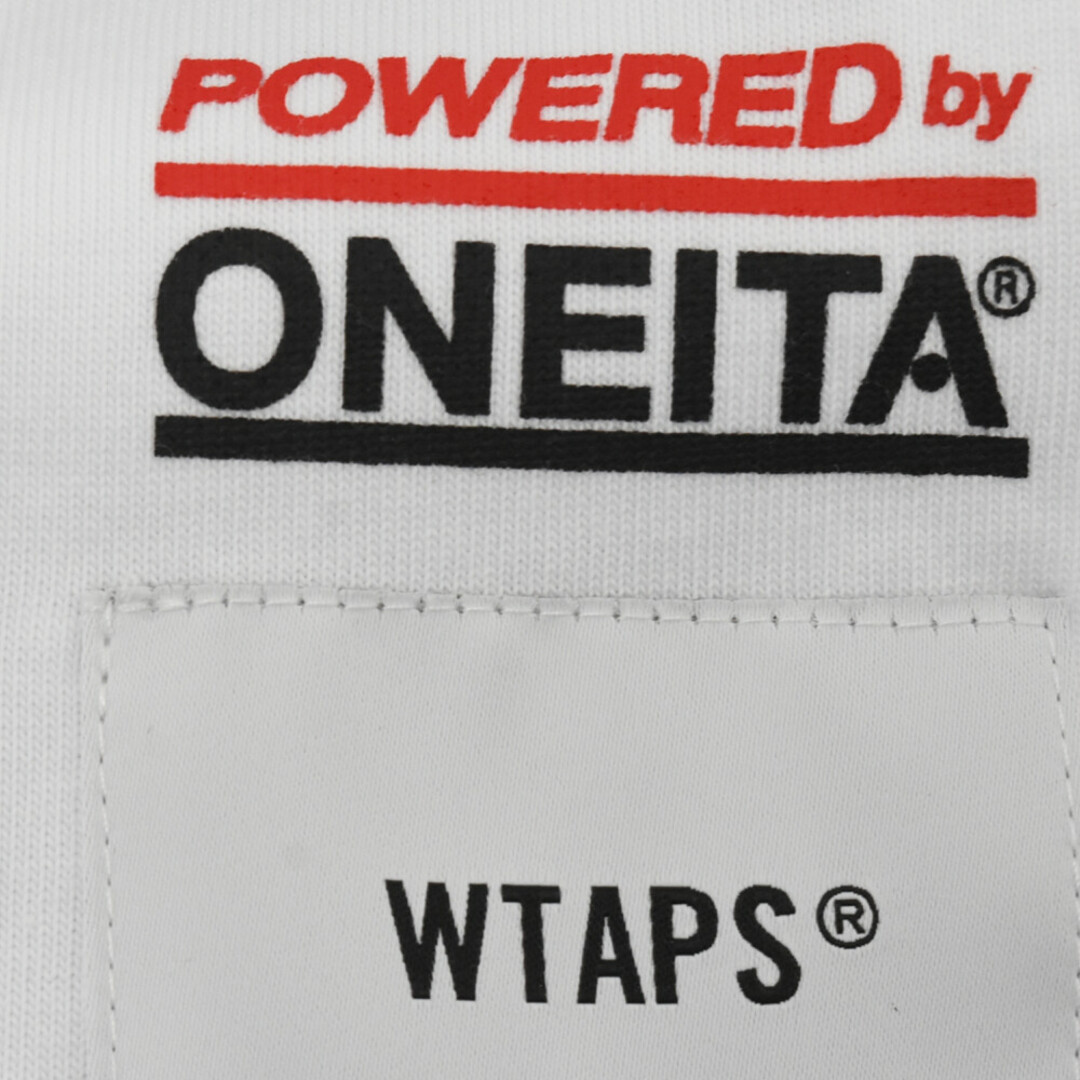 W)taps(ダブルタップス)のWTAPS ダブルタップス 22AW POWER-T / SS パワーバックロゴプリント 半袖Tシャツ ホワイト 22217OND-CSM01 メンズのトップス(Tシャツ/カットソー(半袖/袖なし))の商品写真