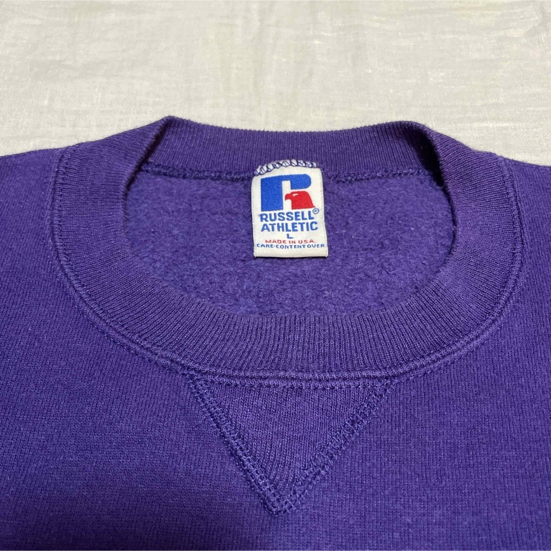 USA製 90s RUSSELL ATHLETIC スウェット Lサイズ 紫