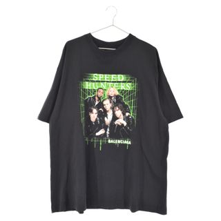 バレンシアガ(Balenciaga)のBALENCIAGA バレンシアガ 19SS Speed Hunters TEE スピードハンターズプリントオーバーサイズ半袖Tシャツ 556133 TCV38 ブラック(Tシャツ/カットソー(半袖/袖なし))