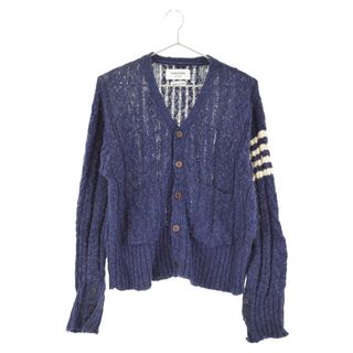 THOM BROWNE トムブラウン Classic V Neck Cardigan クラシックブイネックカーディガン ネイビー