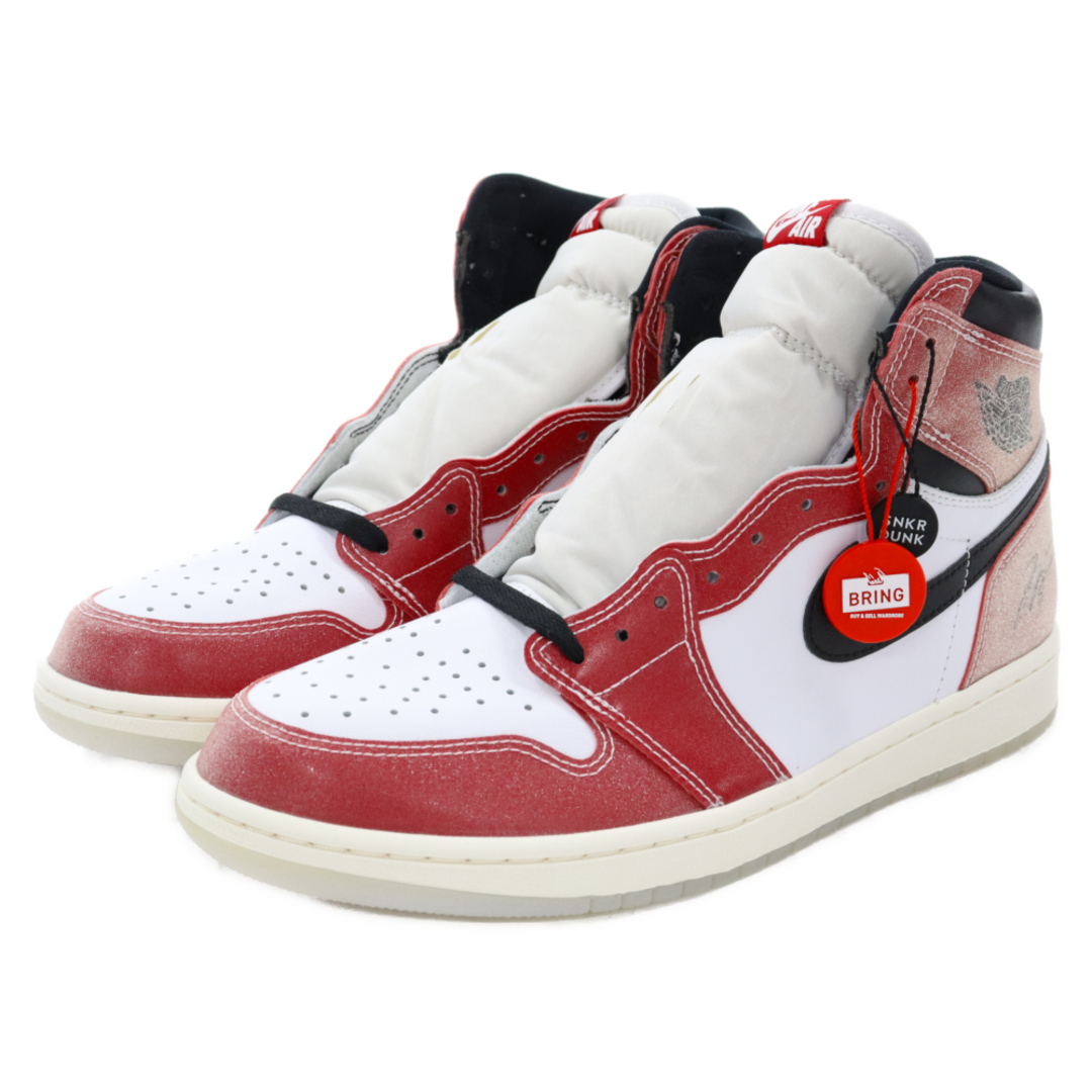 NIKE ナイキ ×The Trophy Room AIR JORDAN 1 RETRO HIGH OG SP Chicago DA2728-100 トロフィールーム エアジョーダン1 シカゴ ハイカットスニーカー US10.5/28.5cm NIKE ナイキ ×The Trophy Room AIR JORDAN 1 RETRO HIGH OG SP Chicago DA2728-100×トロフィールーム エアジョーダン1 シカゴ ハイカットスニーカー レッド/ホワイト