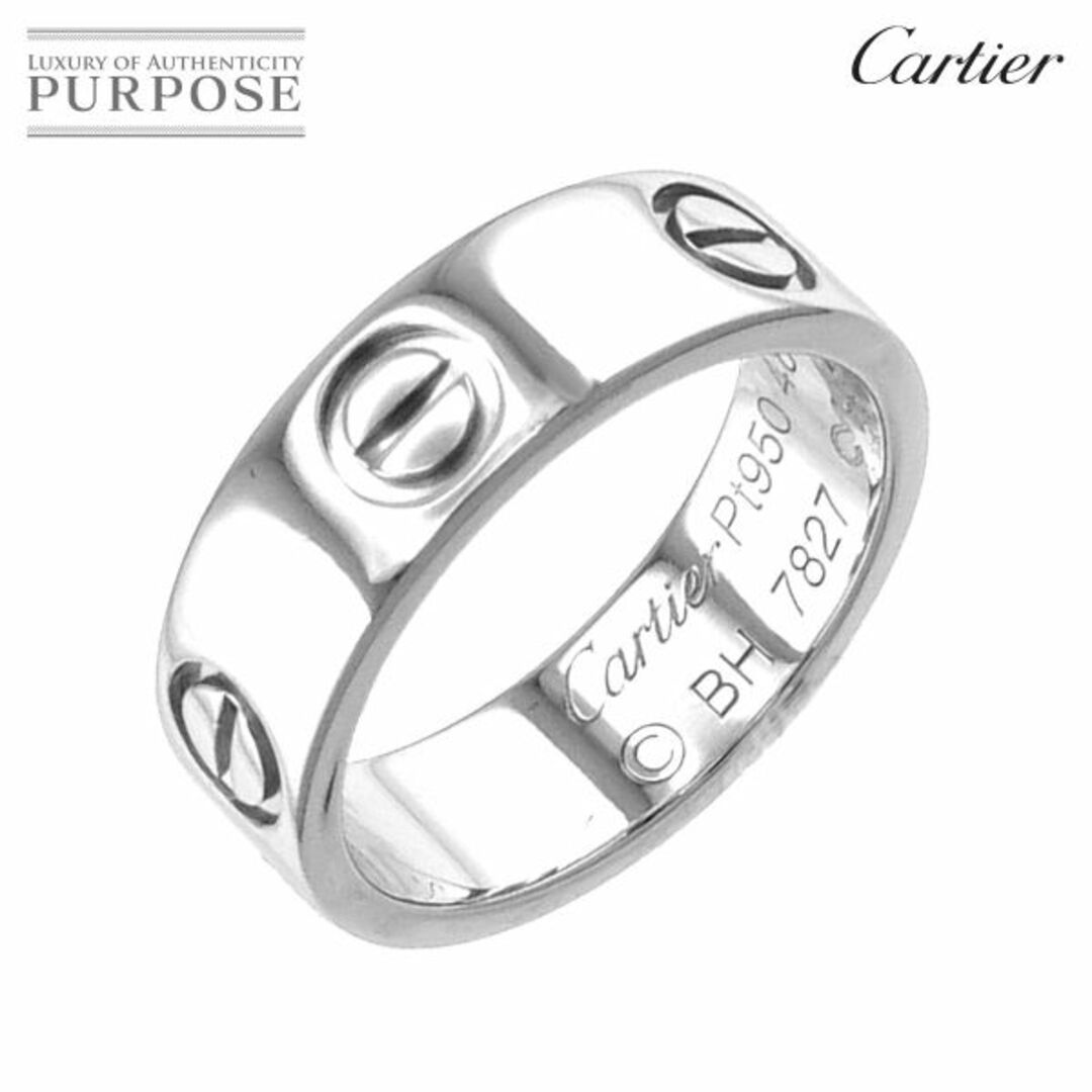 材質刻印プラチナカルティエ Cartier ラブ #48 リング Pt プラチナ 指輪 VLP 90203889