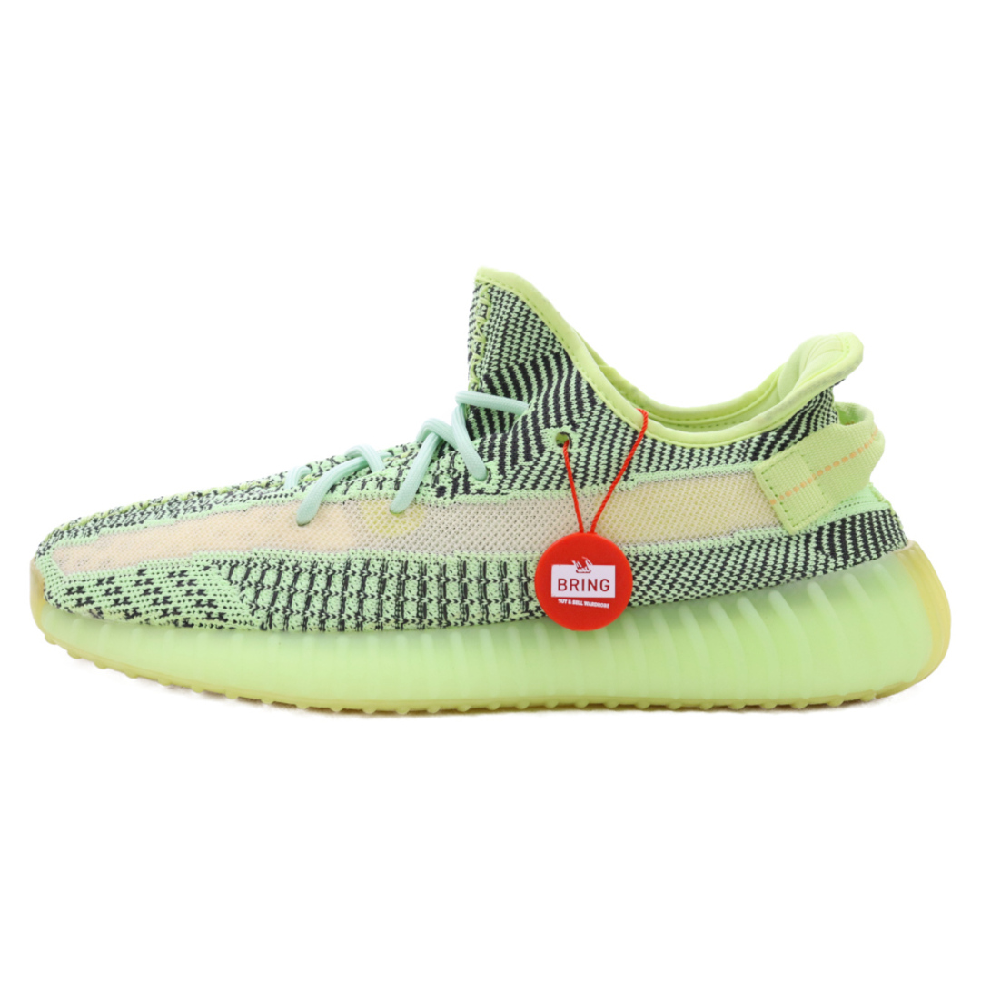 adidas アディダス YEEZY BOOST 350 V2 YEEZREEL FW5191 イージーブースト イーズリール ローカットスニーカー イエロー/グリーン US9.5/27.5cm