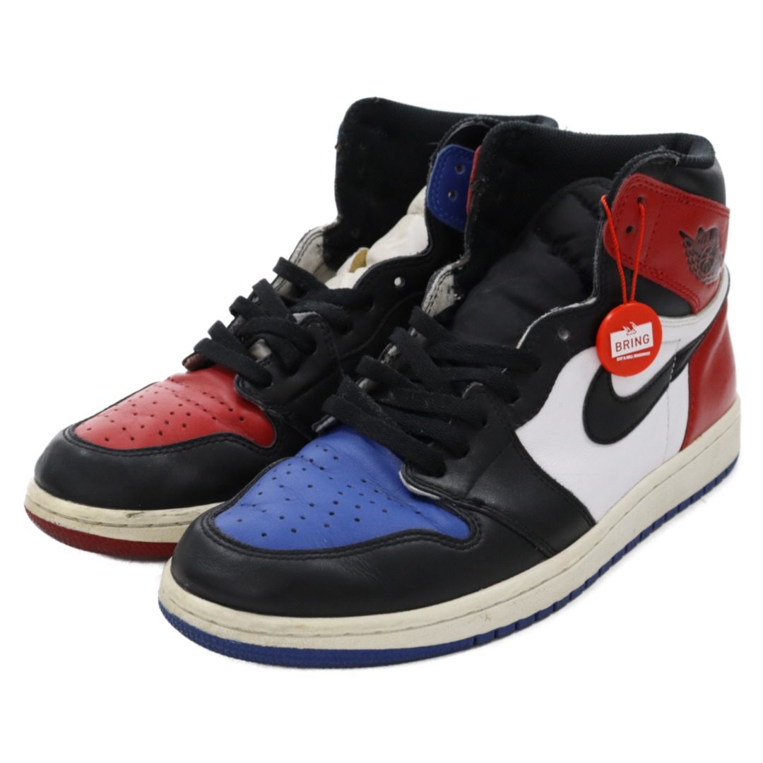 NIKE ナイキ AIR JORDAN 1 RETRO HIGH OG TOP 3 555088‐026 エアジョーダン1 トップ3 ハイカットスニーカー US10.5/28.5cm ブラック/レッド/ブルー