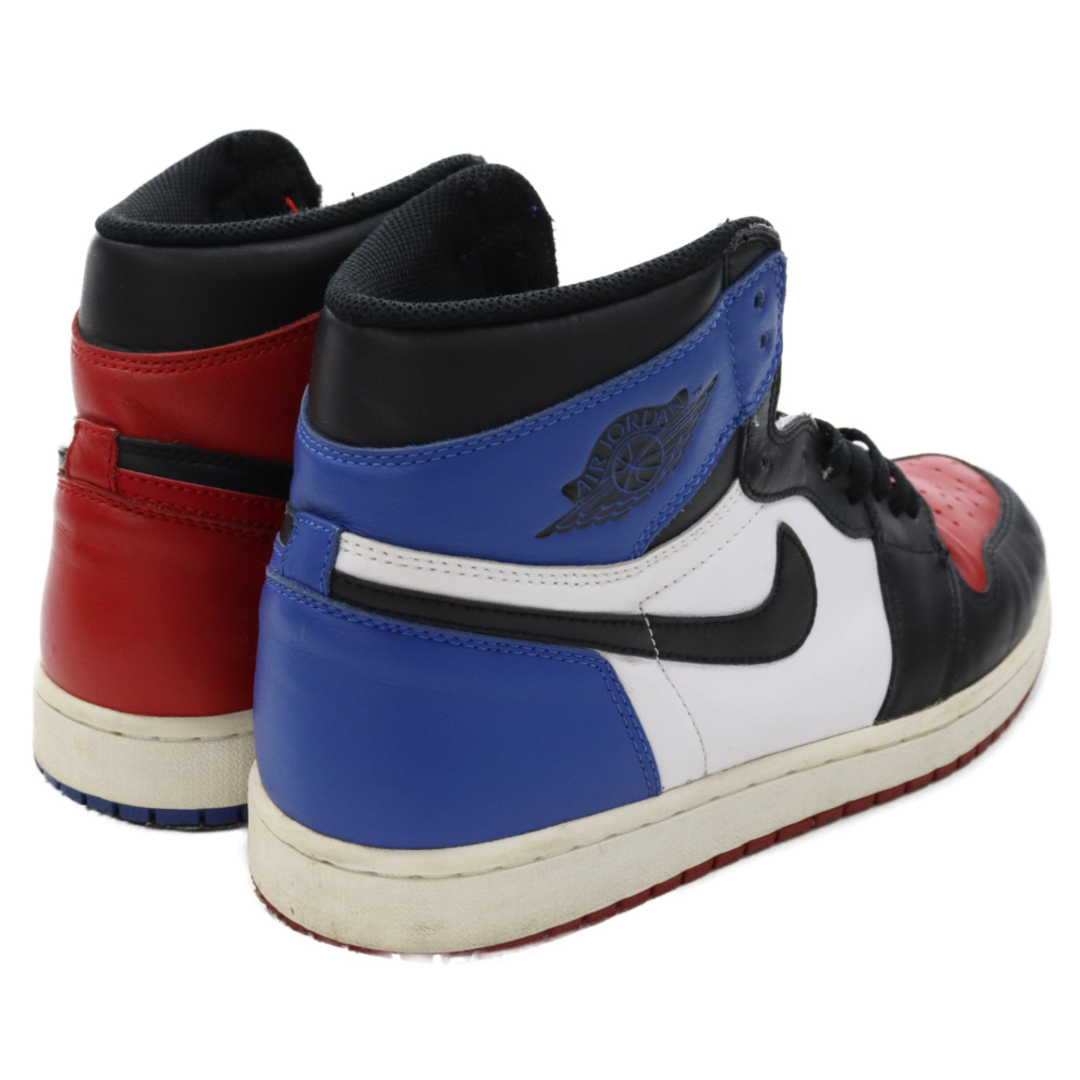 NIKE ナイキ AIR JORDAN 1 RETRO HIGH OG TOP 3 555088‐026 エアジョーダン1 トップ3 ハイカットスニーカー US10.5/28.5cm ブラック/レッド/ブルー