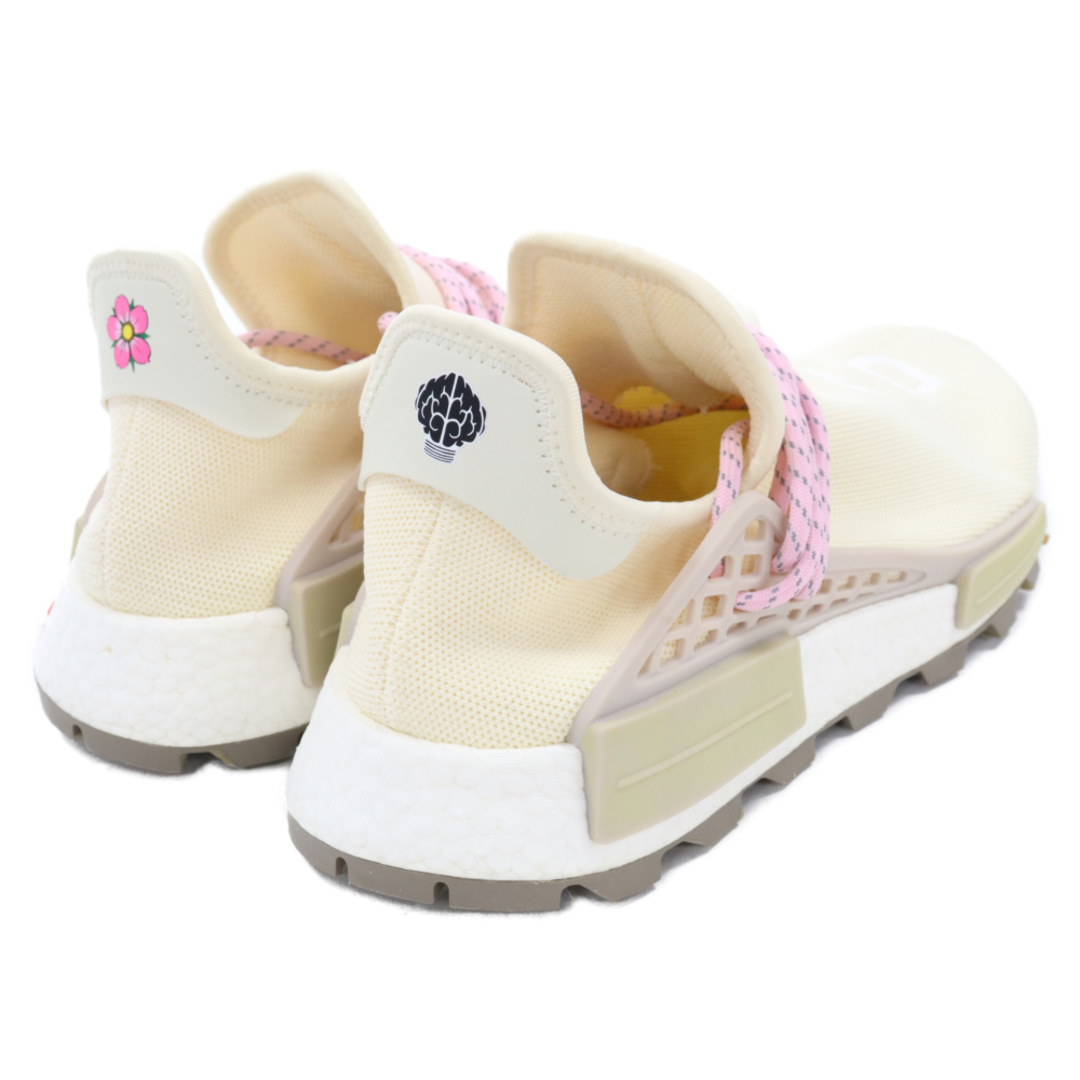 adidas アディダス ×Pharrell Williams NMD HU Human Race Cream EE8102 ファレルウィリアムス  NMD ヒューマンレース クリーム ローカットスニーカー US9.5/27.5cm ホワイト