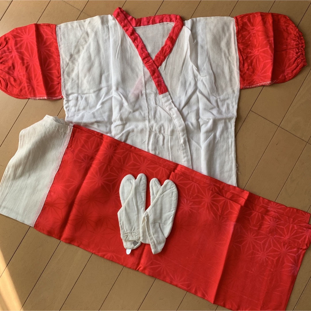 7歳女児七五三用着物セット　130㎝ キッズ/ベビー/マタニティのキッズ服女の子用(90cm~)(和服/着物)の商品写真