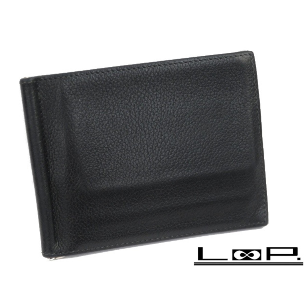 Hermes - □中古□ エルメス ポーカー 札入れ 財布 ノワール エヴァー