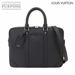 ルイヴィトン(LOUIS VUITTON)の未使用 展示品 ルイ ヴィトン LOUIS VUITTON ダミエ アンフィニ ポルト ドキュマン ヴォワヤージュ ブリーフケース 2way バッグ ブラック M40444 VLP 90210336(ビジネスバッグ)