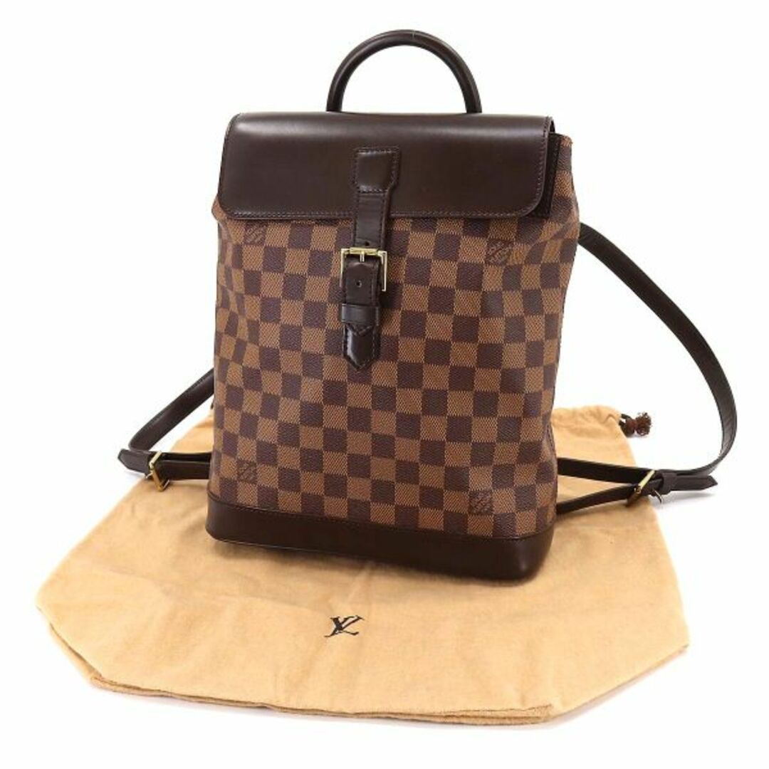 新品同様 ルイ ヴィトン LOUIS VUITTON ダミエ ソーホー バックパック リュックサック エベヌ N51132 VLP 90211099