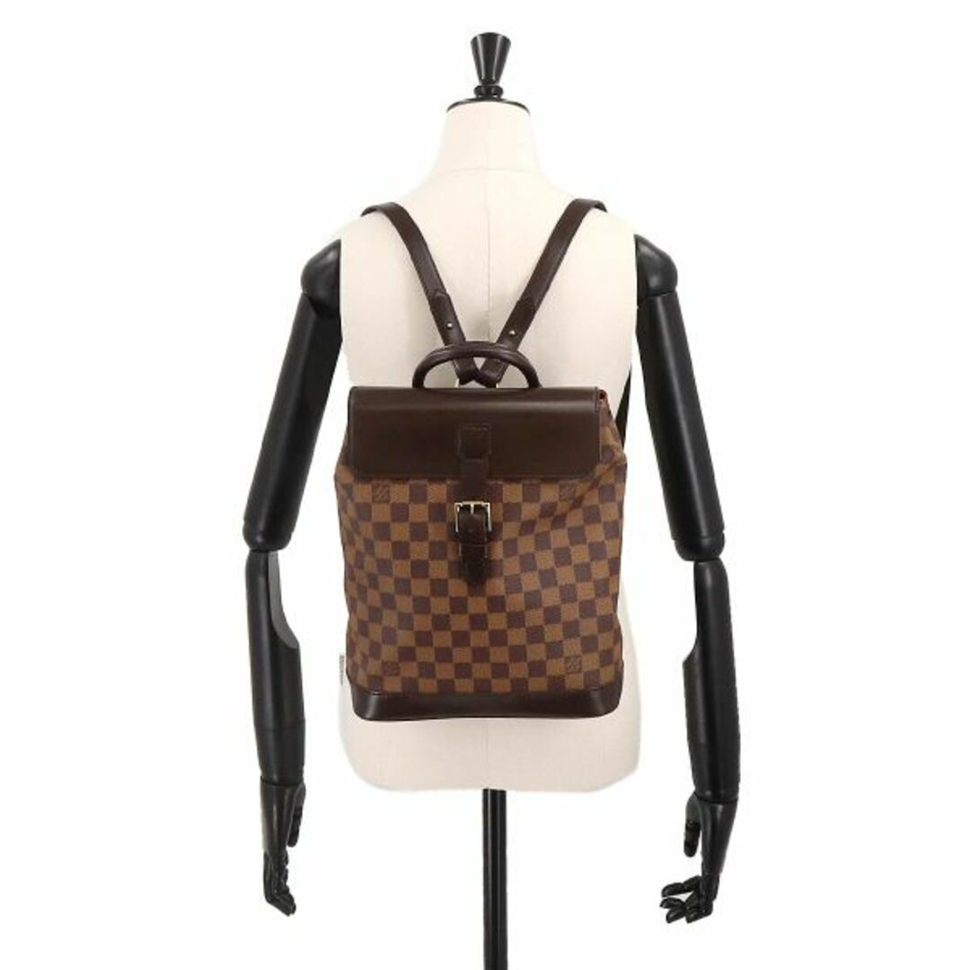 新品同様 ルイ ヴィトン LOUIS VUITTON ダミエ ソーホー バックパック リュックサック エベヌ N51132 VLP 90211099