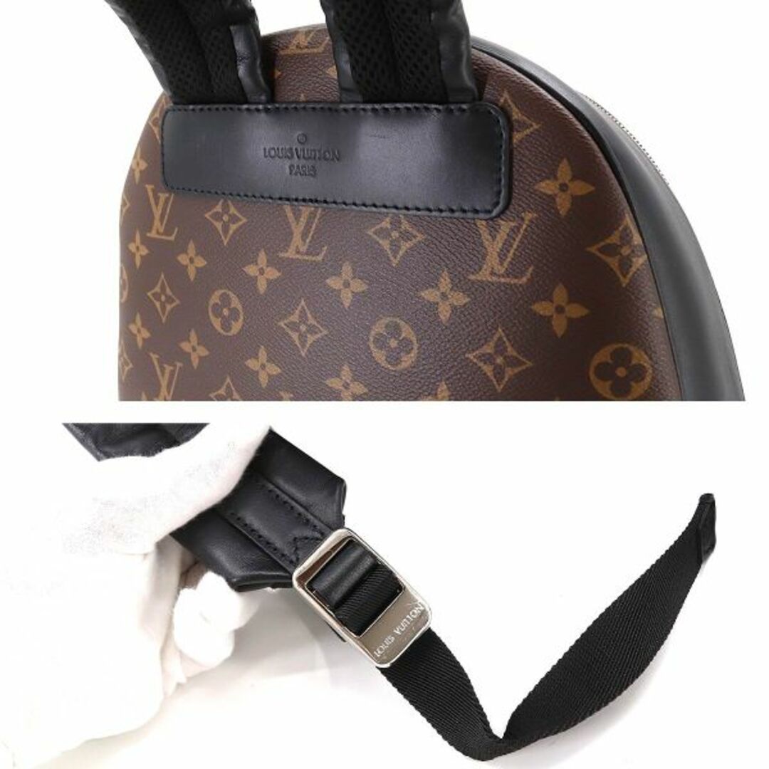 未使用 展示品 ルイ ヴィトン LOUIS VUITTON モノグラム マカサー ジョッシュ NV バックパック ブラウン ブラック M45349 RFID VLP 90211210