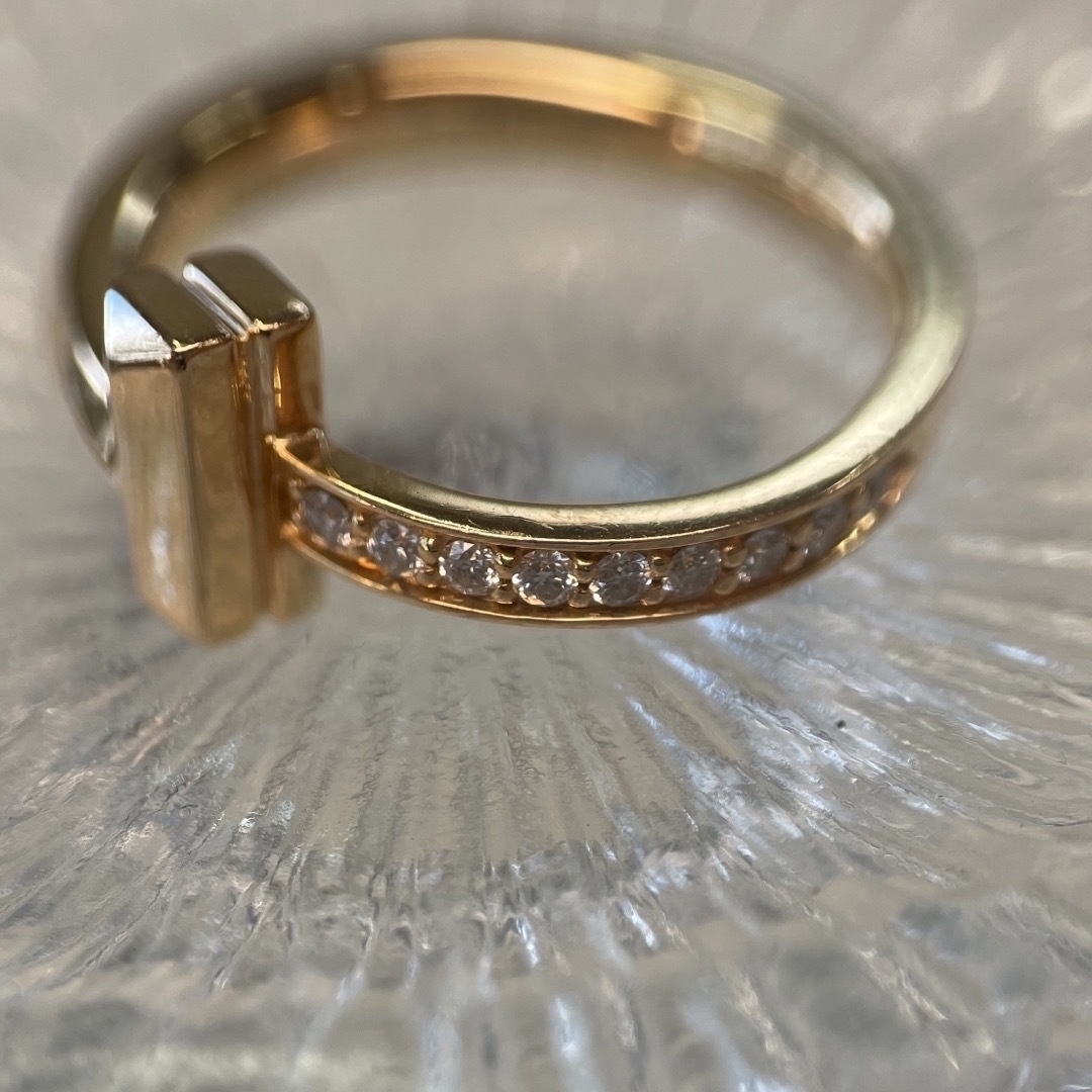 Tiffany & Co. - ティファニー tワンナローリング ダイヤモンド Tiffany & Co. - ティファニー tワンナローリング ダイヤモンド