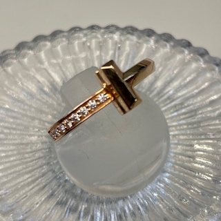 ティファニー(Tiffany & Co.)のティファニー　tワンナローリング　ダイヤモンド(リング(指輪))