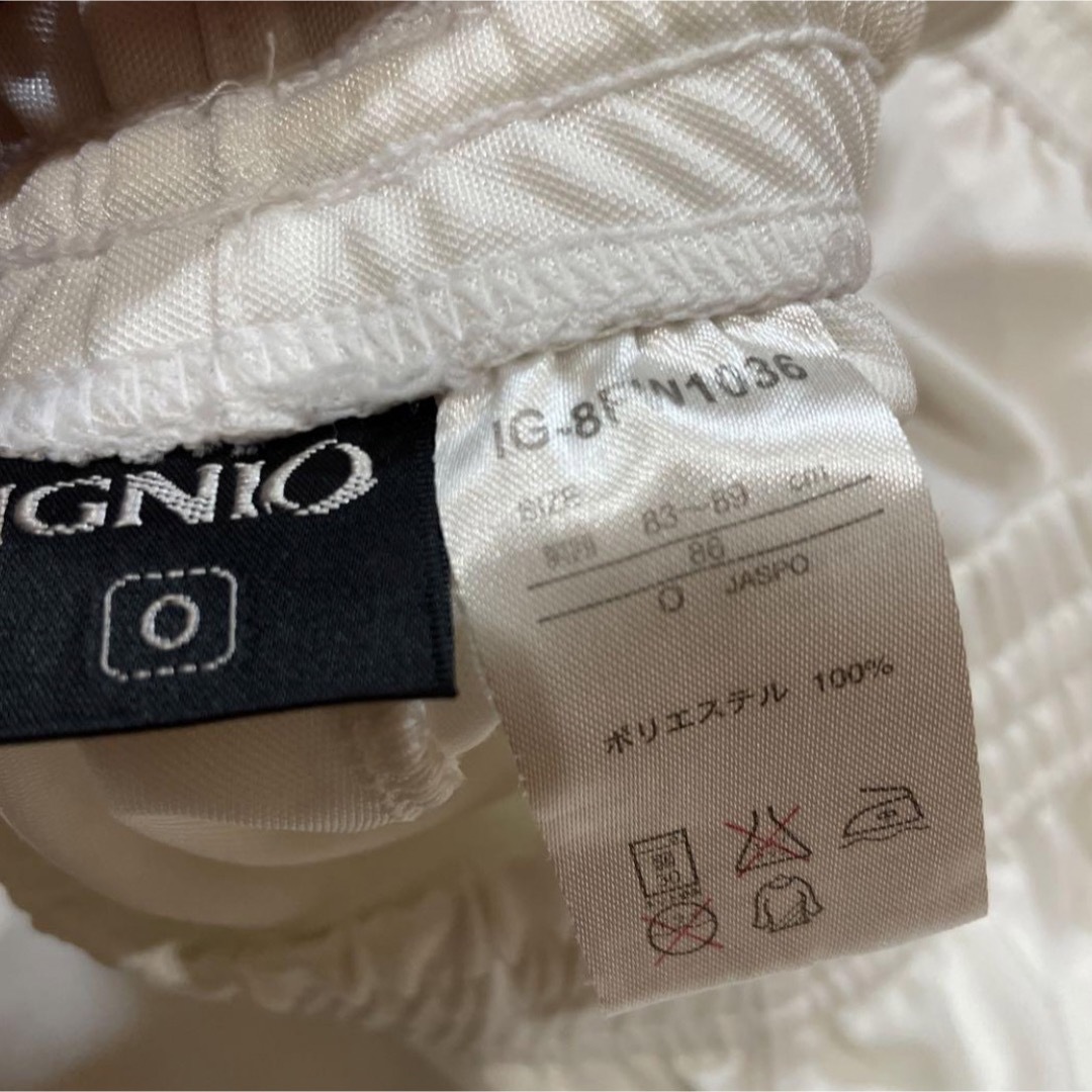 Ignio(イグニオ)のIGNIO ハーフパンツ 白 L スポーツ/アウトドアのサッカー/フットサル(ウェア)の商品写真