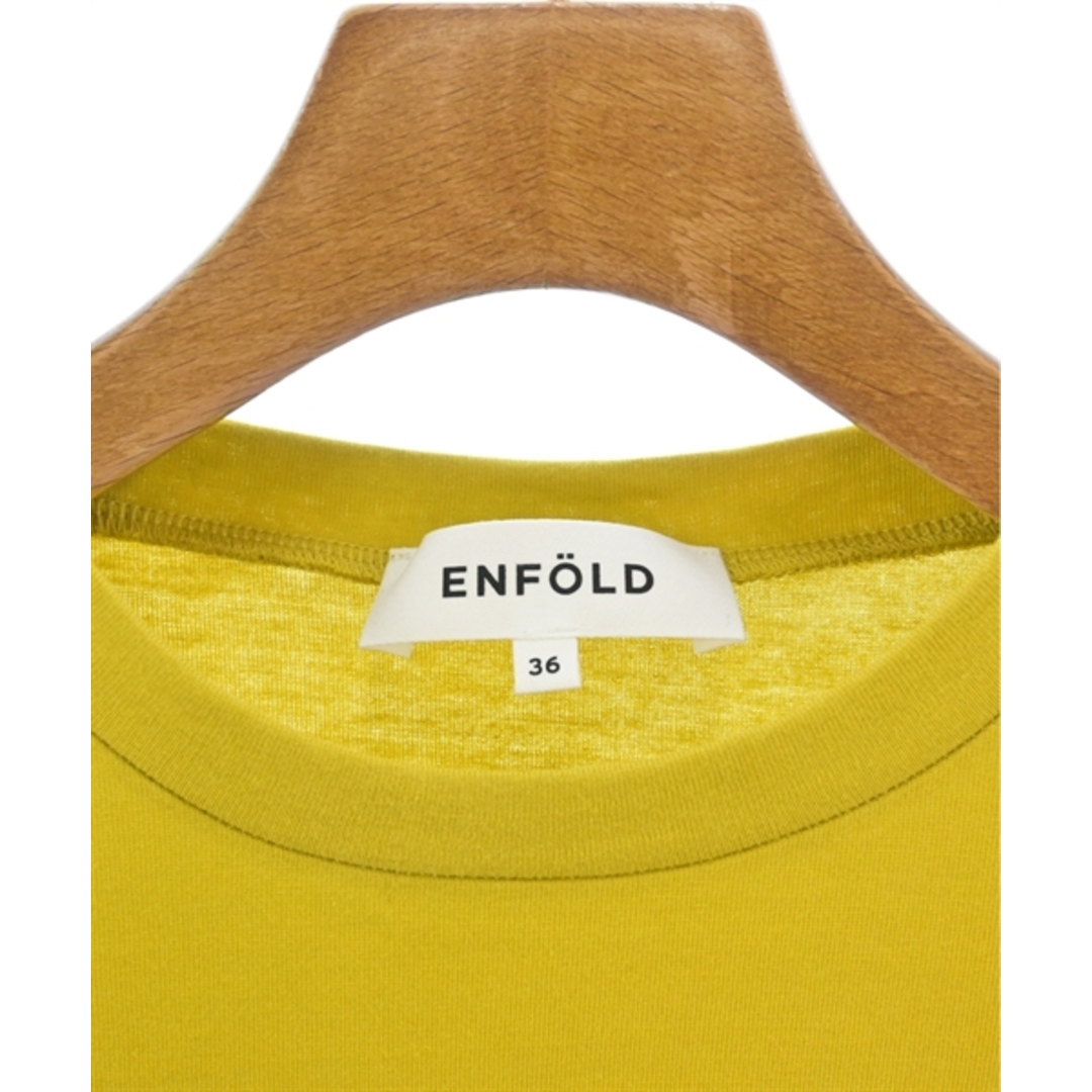 ENFOLD(エンフォルド)のENFOLD エンフォルド ノースリーブ 36(S位) マスタード 【古着】【中古】 レディースのトップス(タンクトップ)の商品写真