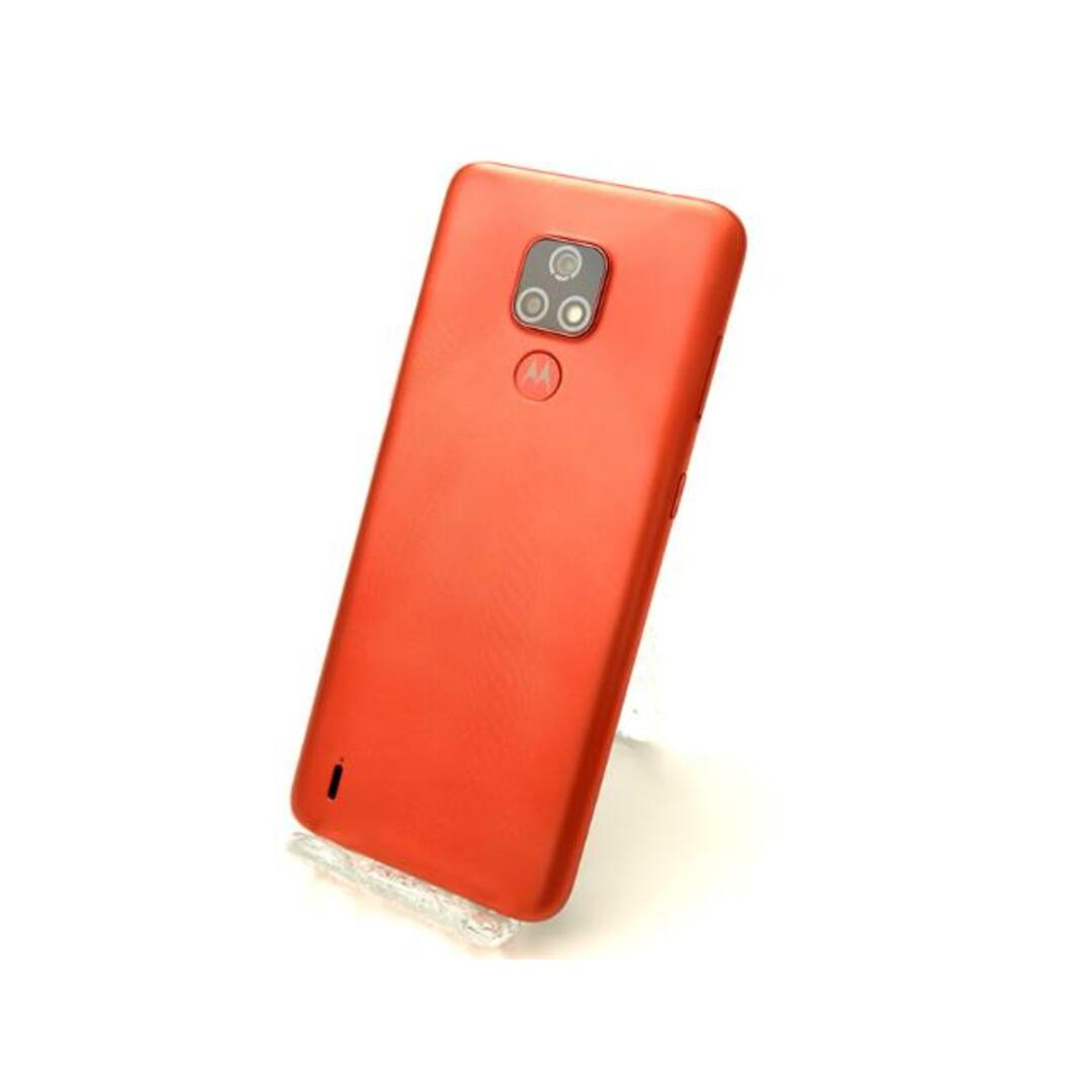 Motorola(モトローラ)のSIMロック解除済み Motorola moto e7 64GB Aランク 本体【ReYuuストア】 サテンコーラル スマホ/家電/カメラのスマートフォン/携帯電話(スマートフォン本体)の商品写真