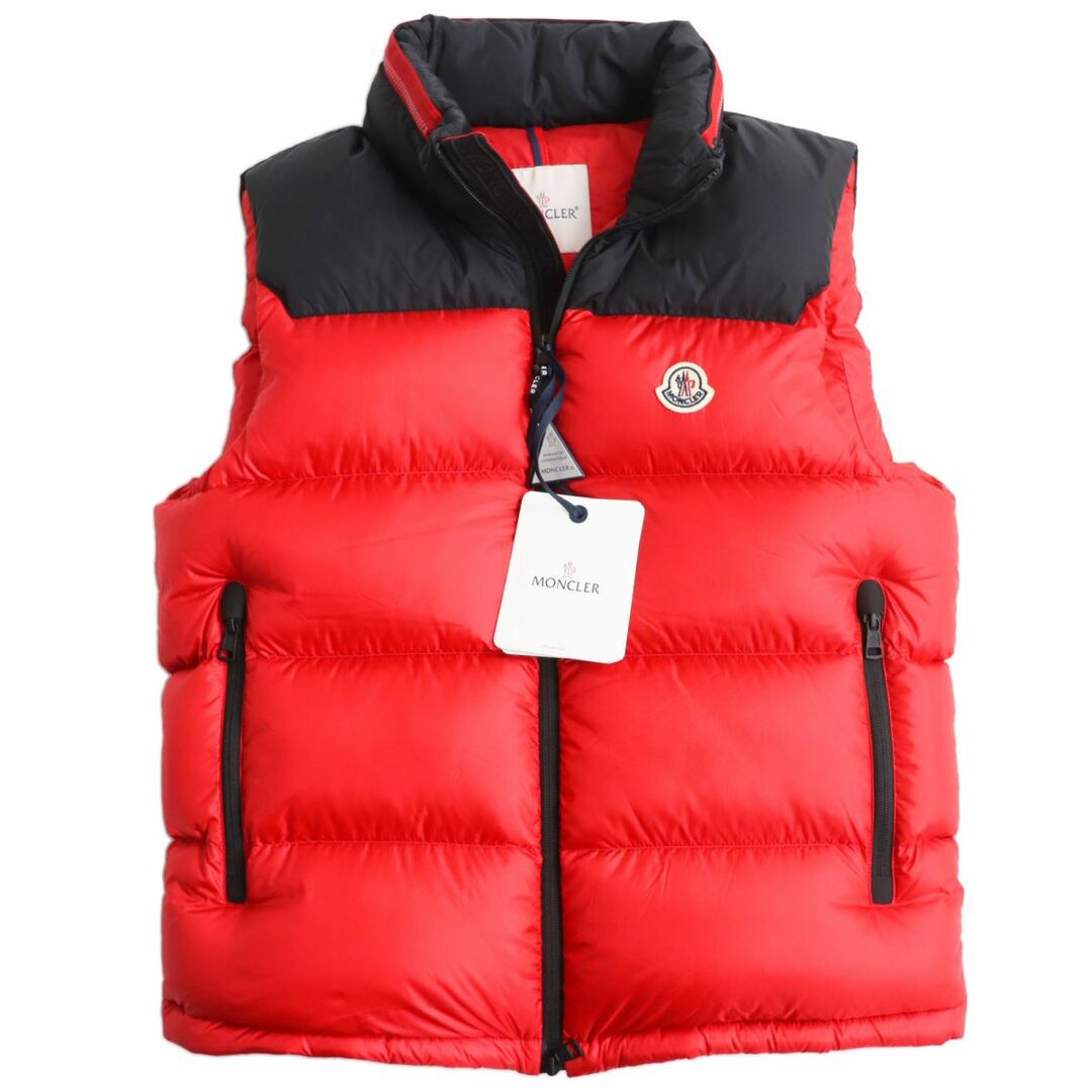 MONCLER TIB ツイード ネイビー サイズ0モンクレール ダウンベスト