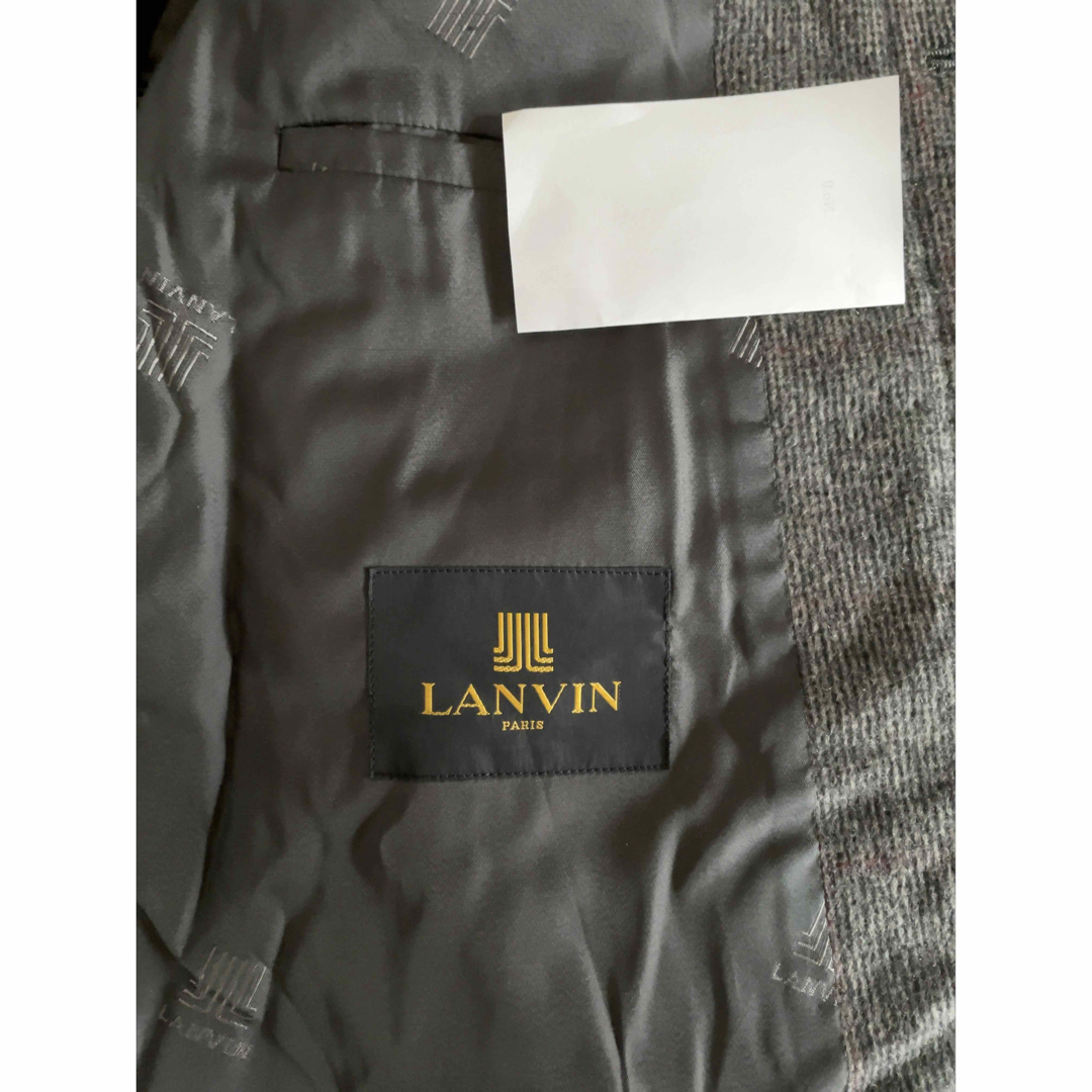 LANVIN(ランバン)の【希少品】LANVIN チェックコート メンズのジャケット/アウター(チェスターコート)の商品写真