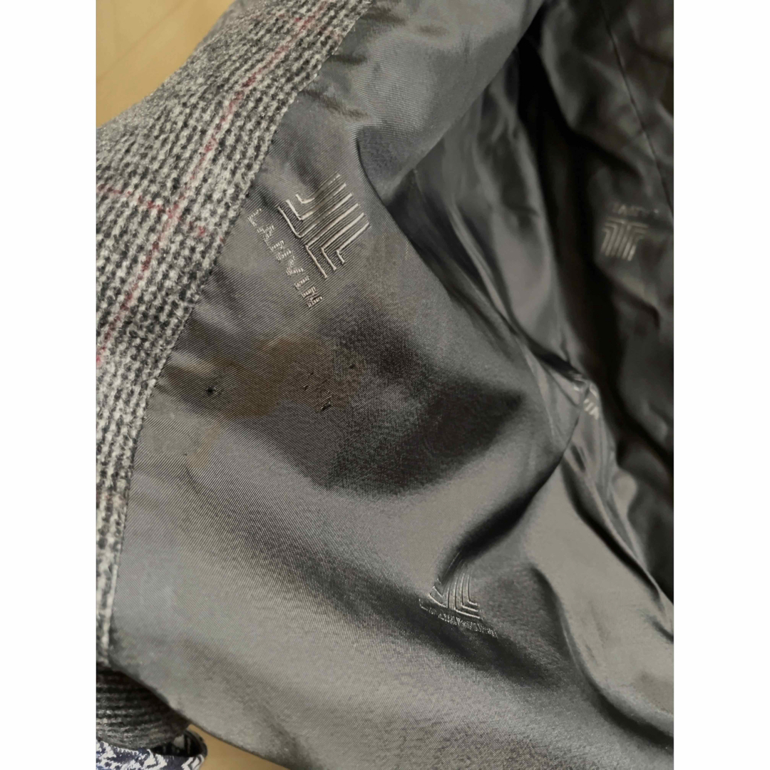 LANVIN(ランバン)の【希少品】LANVIN チェックコート メンズのジャケット/アウター(チェスターコート)の商品写真