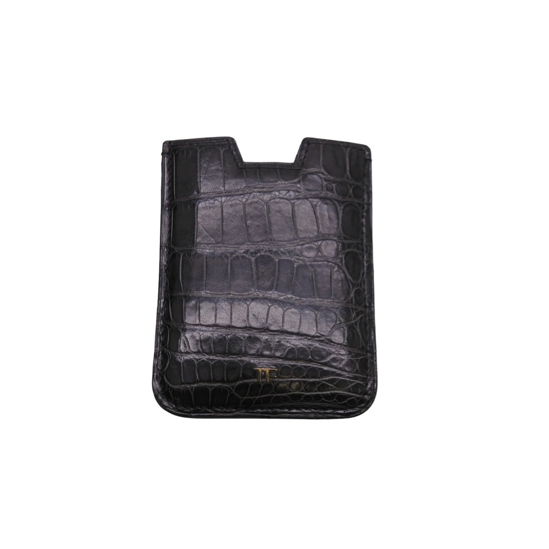 TOM FORD - TOM FORD トムフォード カードケース クロコダイル型 TOM FORD - TOM FORD トムフォード カードケース クロコダイル型