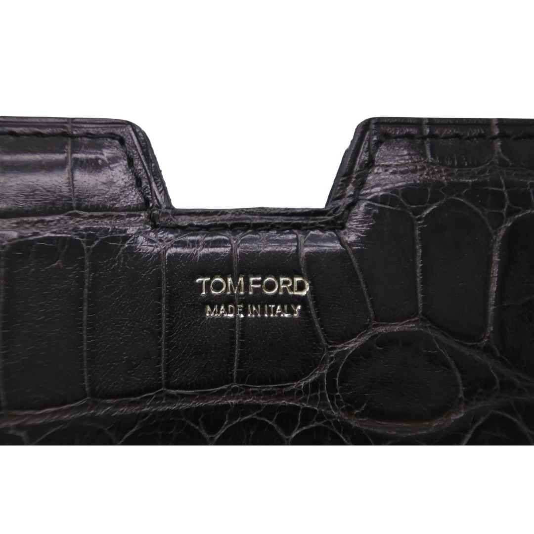 TOM FORD - TOM FORD トムフォード カードケース クロコダイル型 TOM FORD - TOM FORD トムフォード カードケース クロコダイル型