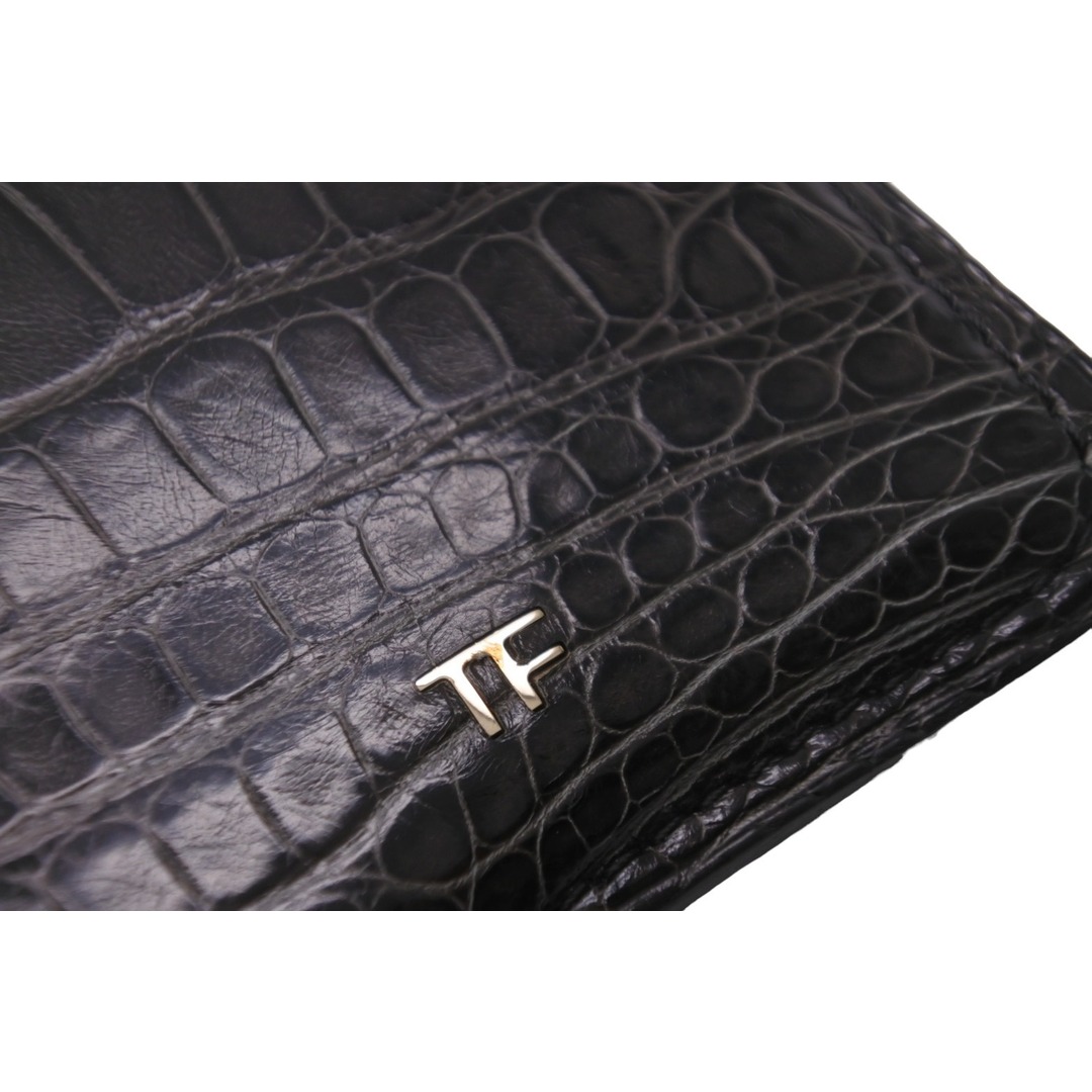 TOM FORD トムフォード クロコダイル型押しカードケース