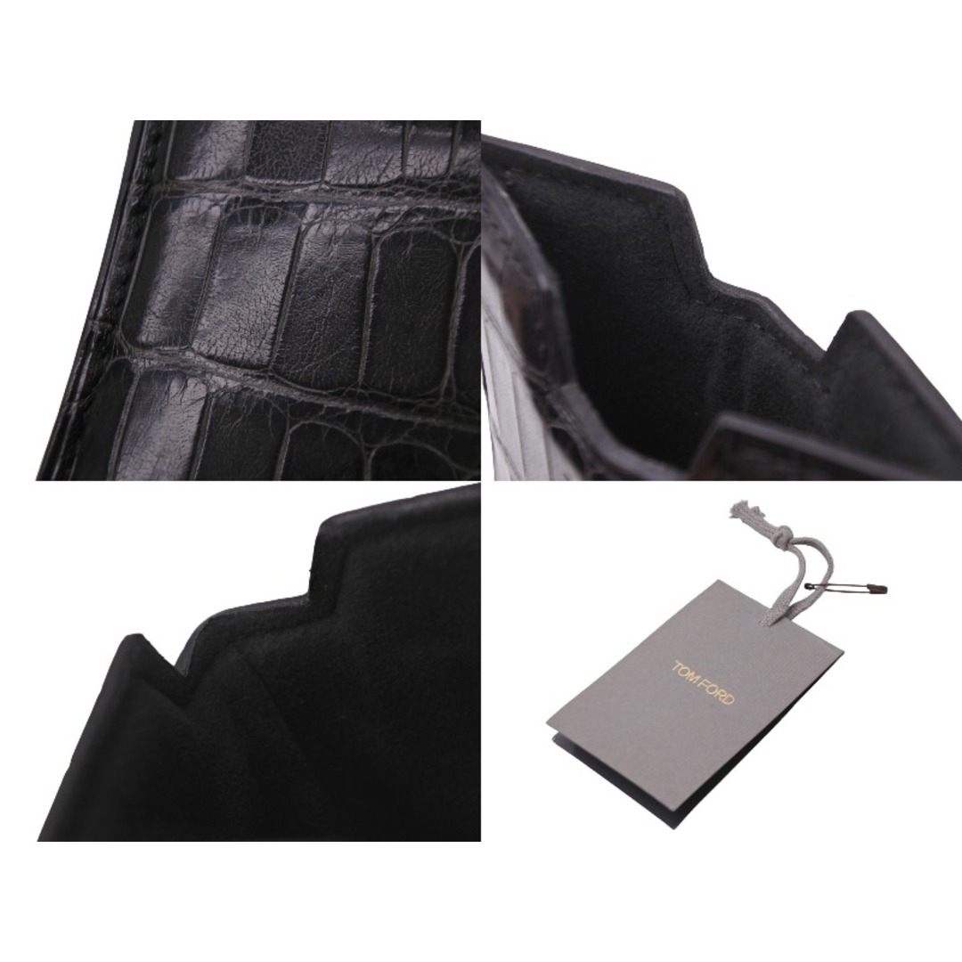 TOM FORD - TOM FORD トムフォード カードケース クロコダイル型 TOM FORD - TOM FORD トムフォード カードケース クロコダイル型