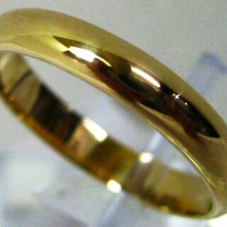 K18 18金 マリッジ リング 甲丸 サイズ＃12 結婚指輪 dの通販｜ラクマ