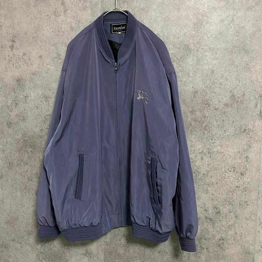 90S vintage デザインジャケット　メンズM 　刺繍　個性派