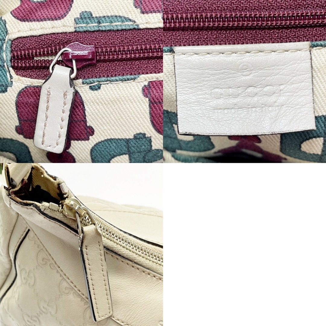 Gucci - GUCCI グッチ グッチシマ 190525 アイボリー ハンドバッグ