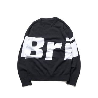 F.C.R.B. - XL FCRB 23AW BIG LOGO CREWNECK KNIT 白の通販 by