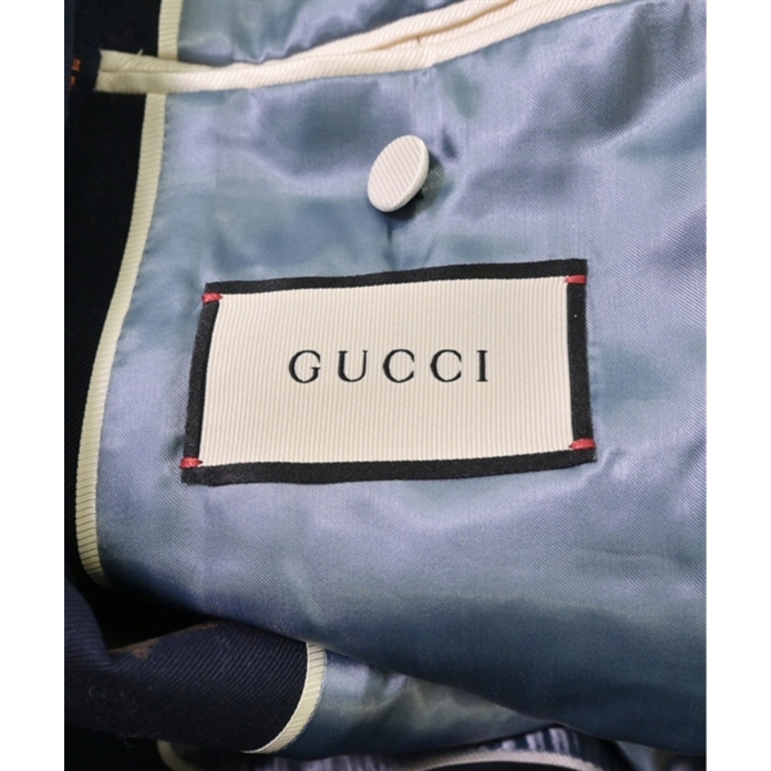 Gucci   GUCCI グッチ カジュアルジャケット S位 紺x茶x赤等総柄