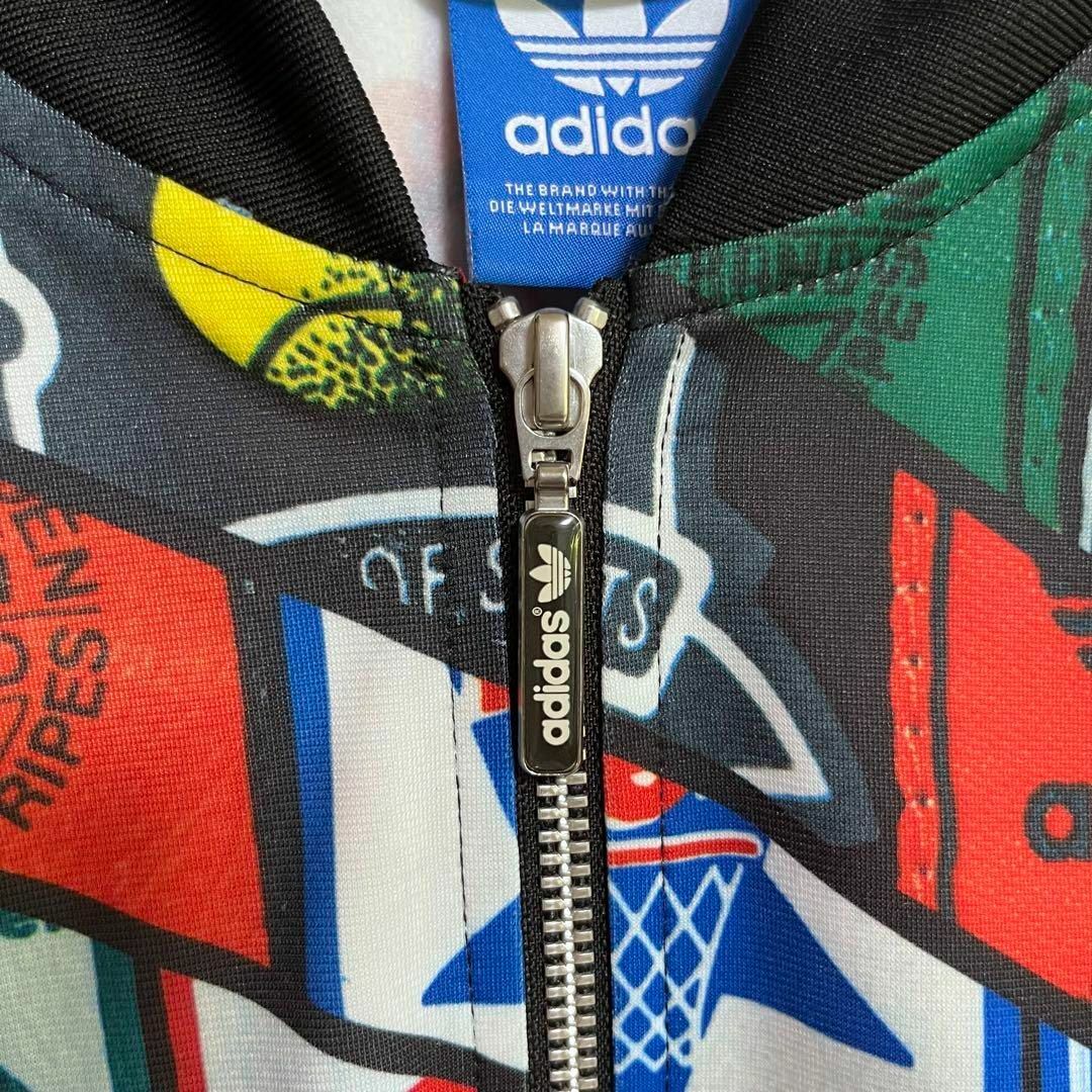 adidas(アディダス)の美品　adidas　アディダスオリジナルス　総柄ジャージ　90'sデザイン メンズのトップス(ジャージ)の商品写真