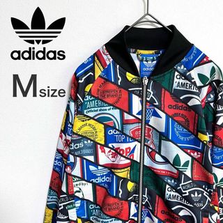 アディダス(adidas)の美品　adidas　アディダスオリジナルス　総柄ジャージ　90'sデザイン(ジャージ)