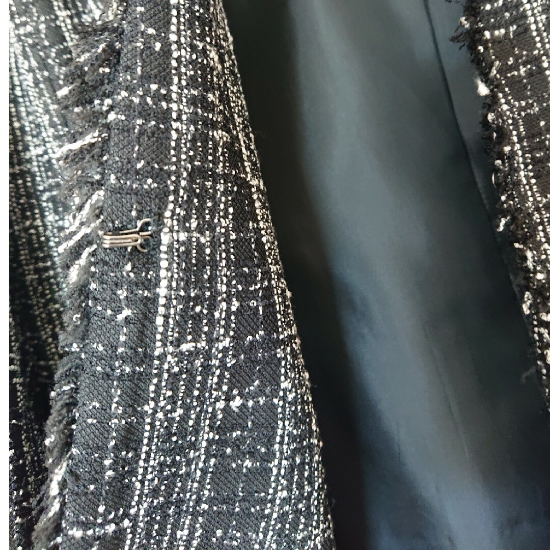 スーツセット コサージュ付き レディースのフォーマル/ドレス(スーツ)の商品写真