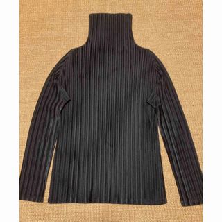 プリーツプリーズイッセイミヤケ(PLEATS PLEASE ISSEY MIYAKE)の【極美品】PLEATS プリーツプリーズ イッセイミヤケ　ハイネックトップス(カットソー(長袖/七分))