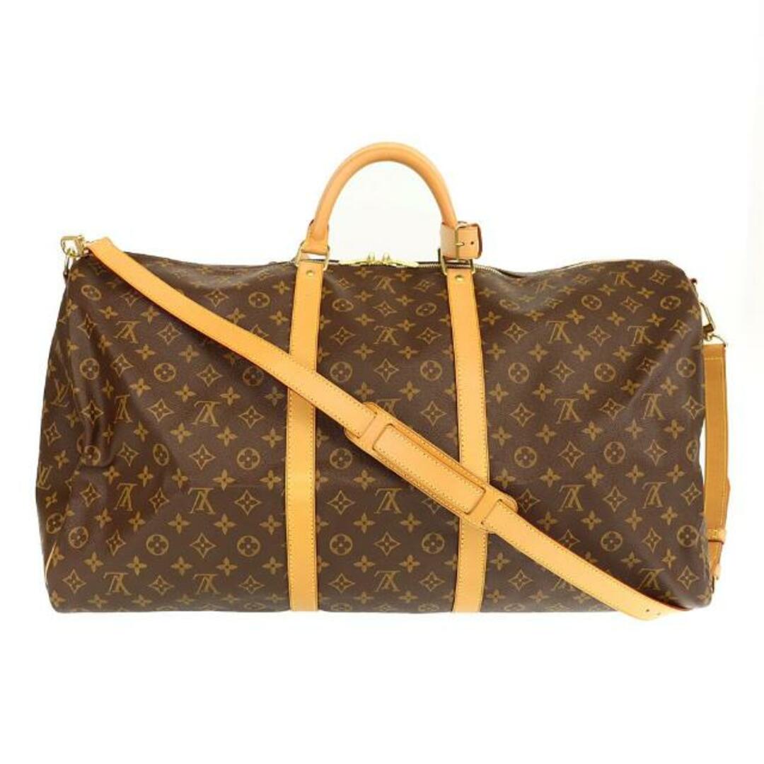 ルイヴィトン ボストンバッグ キーポル バンドリエール 60  M41412 モノグラム ブラウン LOUIS VUITTON  | 旅行用カバン 大容量 ハンドバッグ 肩掛け ショルダーバッグ トラベル バック ユニセックス 男女兼用 ブランド ビトン LV シンプル Aランク