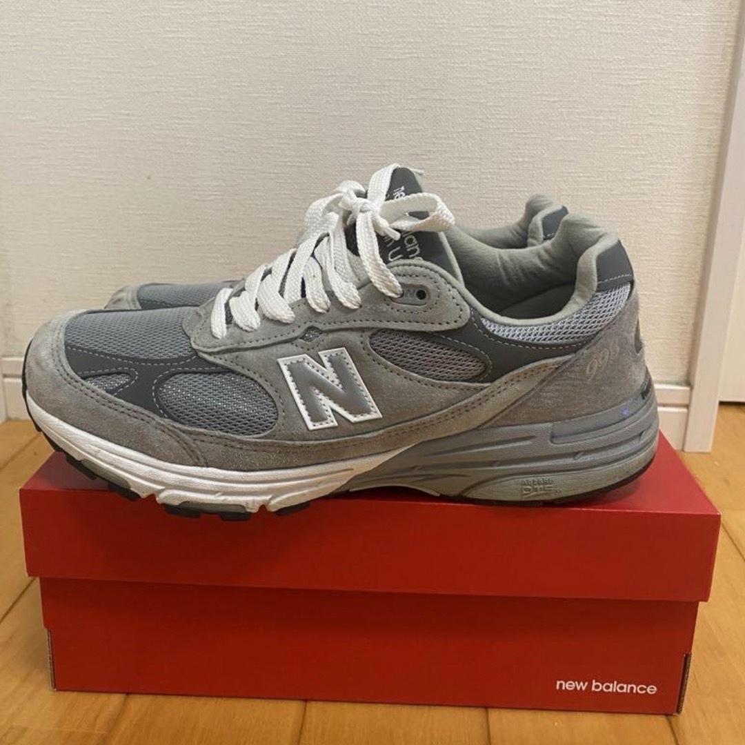 New Balance(ニューバランス)のnew balance993 グレー　スニーカー　ニューバランス メンズの靴/シューズ(スニーカー)の商品写真