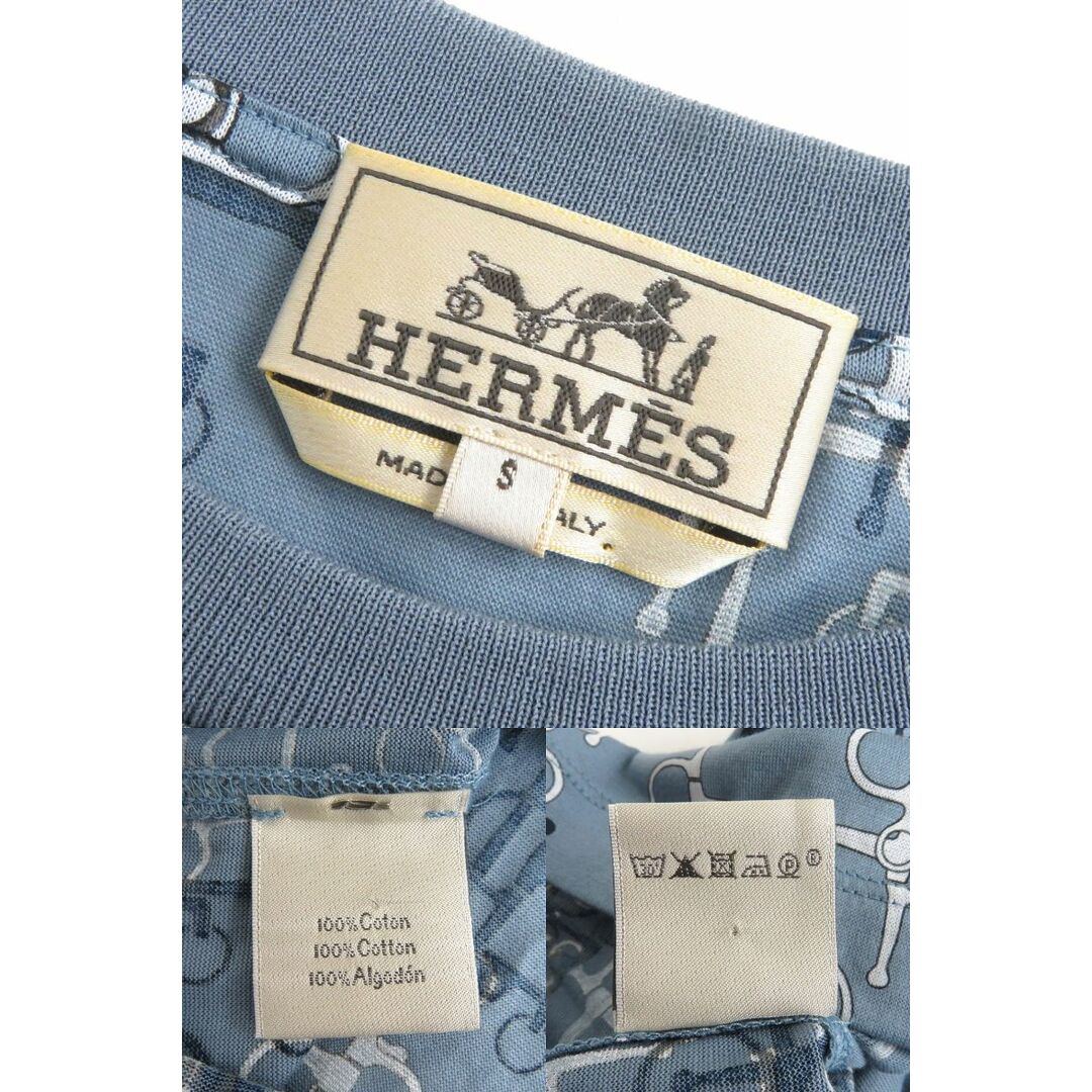 HERMES エルメス ラビリンス ホースビット Tシャツ