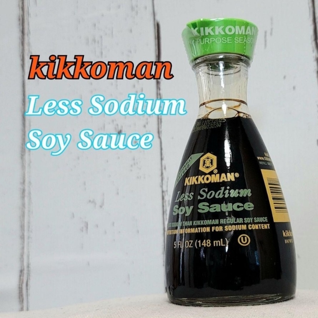 キッコーマン(キッコーマン)のキッコーマン　醤油　Soy Sauce　海外限定　減塩 食品/飲料/酒の食品(調味料)の商品写真