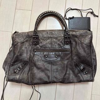 BALENCIAGA ファースト ミニシティ ネイビー 希少カラーショルダー