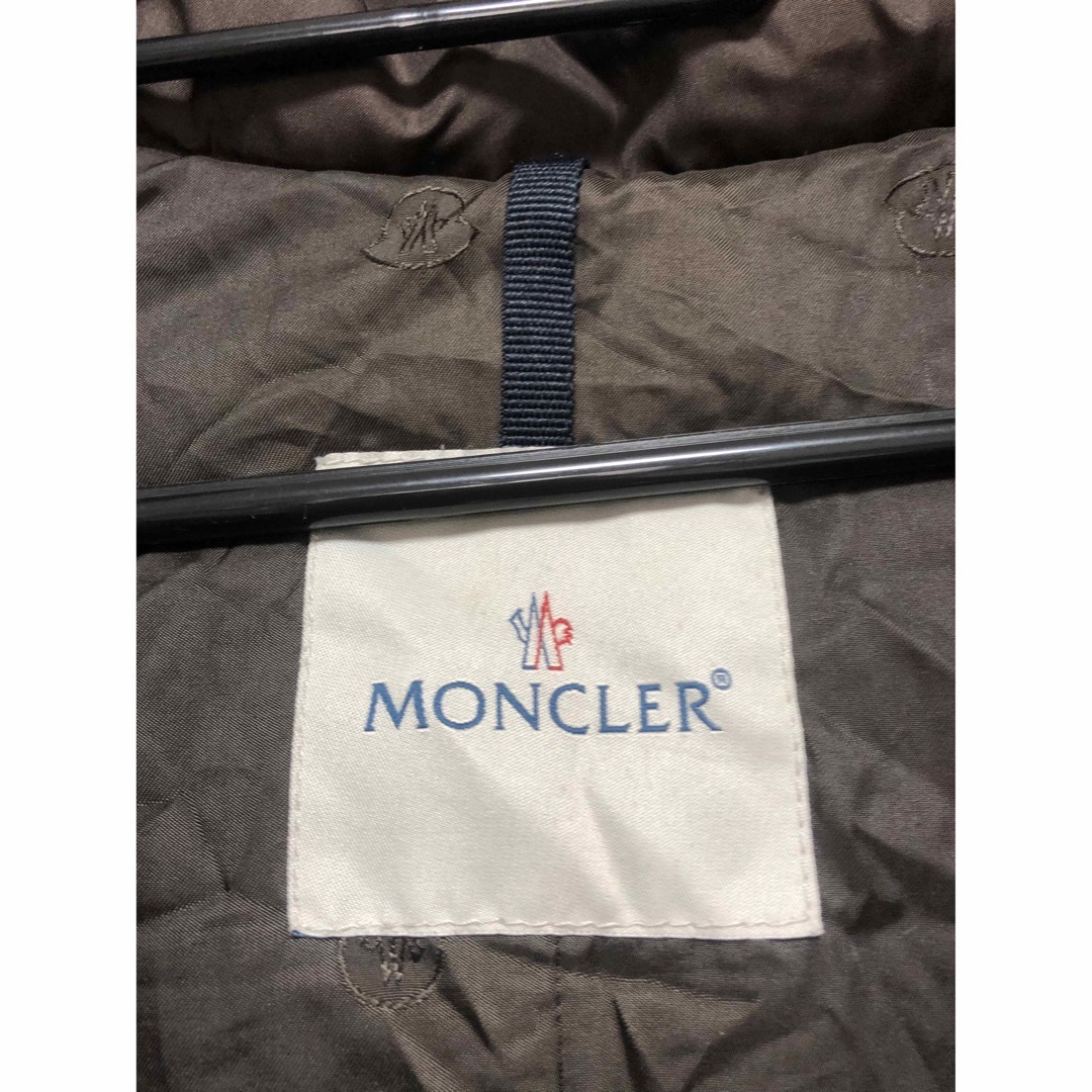 MONCLER(モンクレール)のMONCLER モンクレール　ロングダウン　ブラウン　サイズ0 レディースのジャケット/アウター(ダウンコート)の商品写真