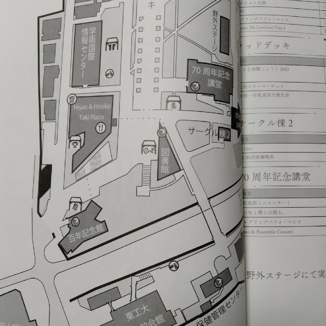 東京工業大学 校舎教室地図  工大祭2023 その他のその他(その他)の商品写真