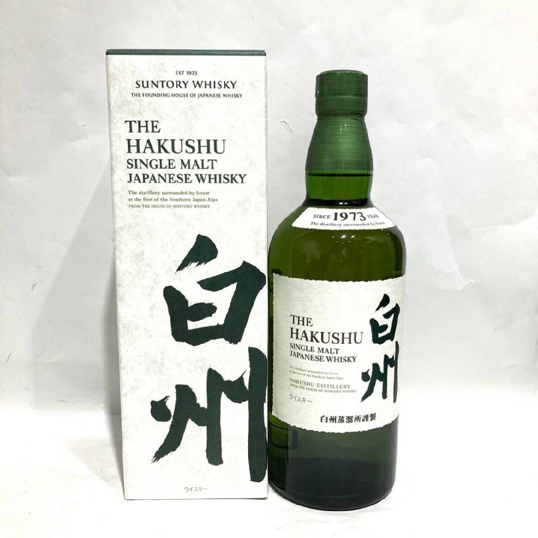 サントリー シングルモルトウイスキー 白州 700ml 43％ 古酒 未開栓 箱 食品/飲料/酒の酒(ウイスキー)の商品写真