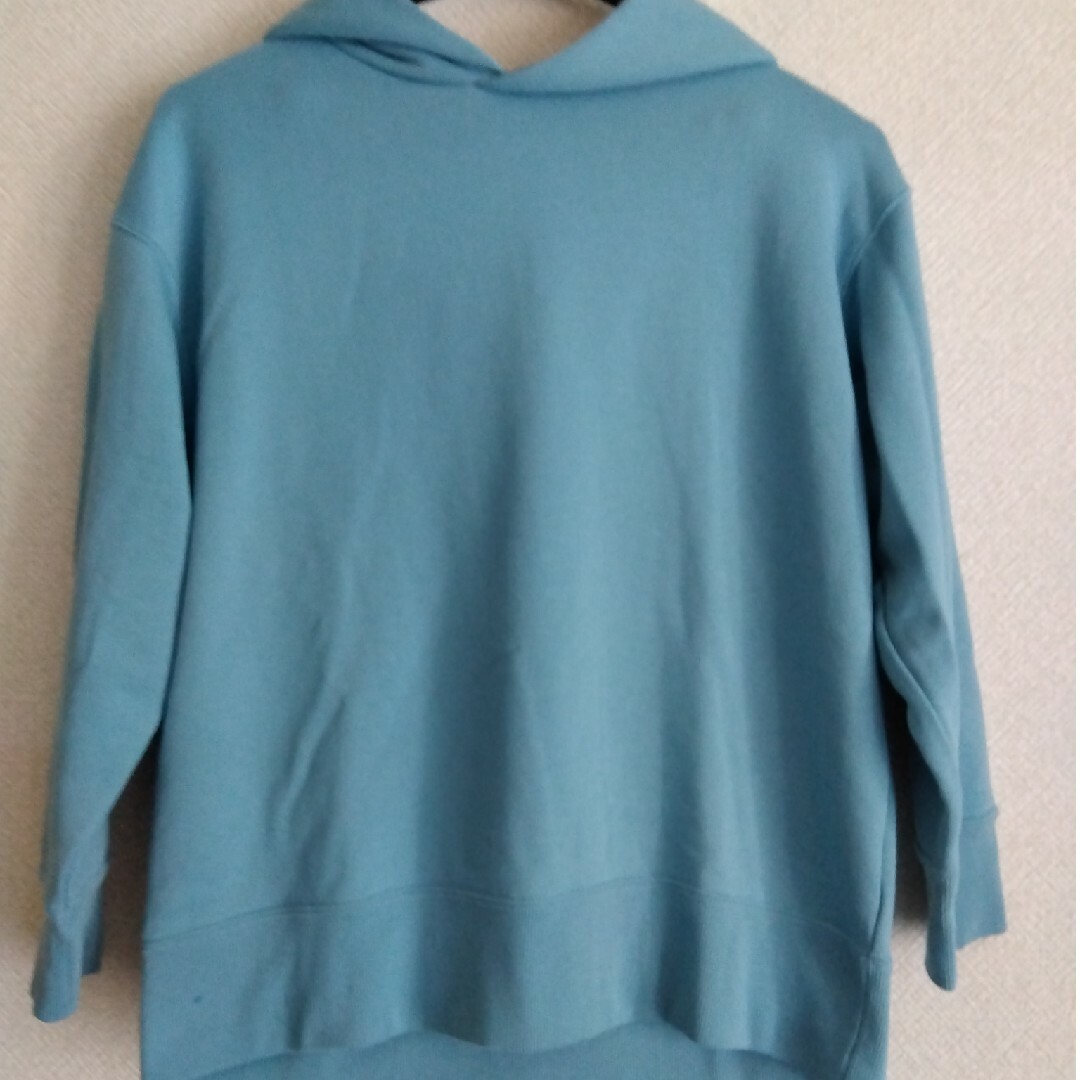 UNITED ARROWS(ユナイテッドアローズ)のブルーパーカー 150 キッズ/ベビー/マタニティのキッズ服男の子用(90cm~)(Tシャツ/カットソー)の商品写真