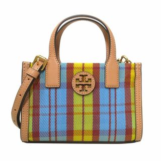 トリーバーチ(Tory Burch)の【新品】トリーバーチ バッグ ショルダーバッグ TORY BURCH チェック柄 メッシュ ミニトート ミニバッグ 斜め掛け 150103 アウトレット レディース(ショルダーバッグ)