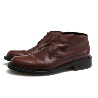 パラブーツ(Paraboot)のパラブーツ／Paraboot チャッカブーツ シューズ 靴 メンズ 男性 男性用レザー 革 本革 ブラウン 茶  17233 プレーントゥ レザーソール グッドイヤーウェルト製法(ブーツ)