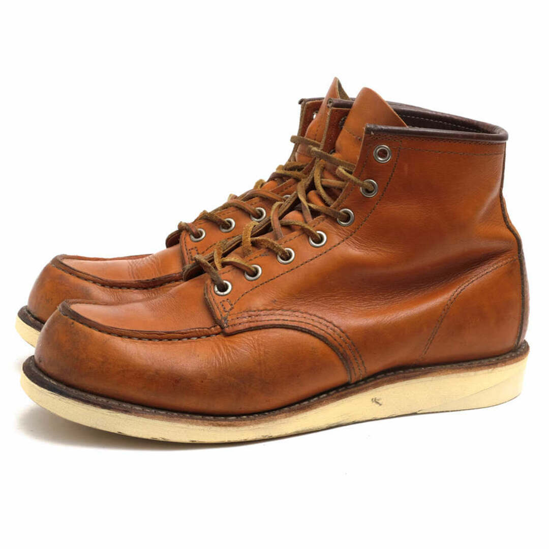 レッドウィング／RED WING ワークブーツ シューズ 靴 メンズ 男性 男性用レザー 革 本革 ブラウン 茶  9875 6inch CLASSIC MOC TOE IRISH SETTER アイリッシュセッター グッドイヤーウェルト製法靴/シューズ