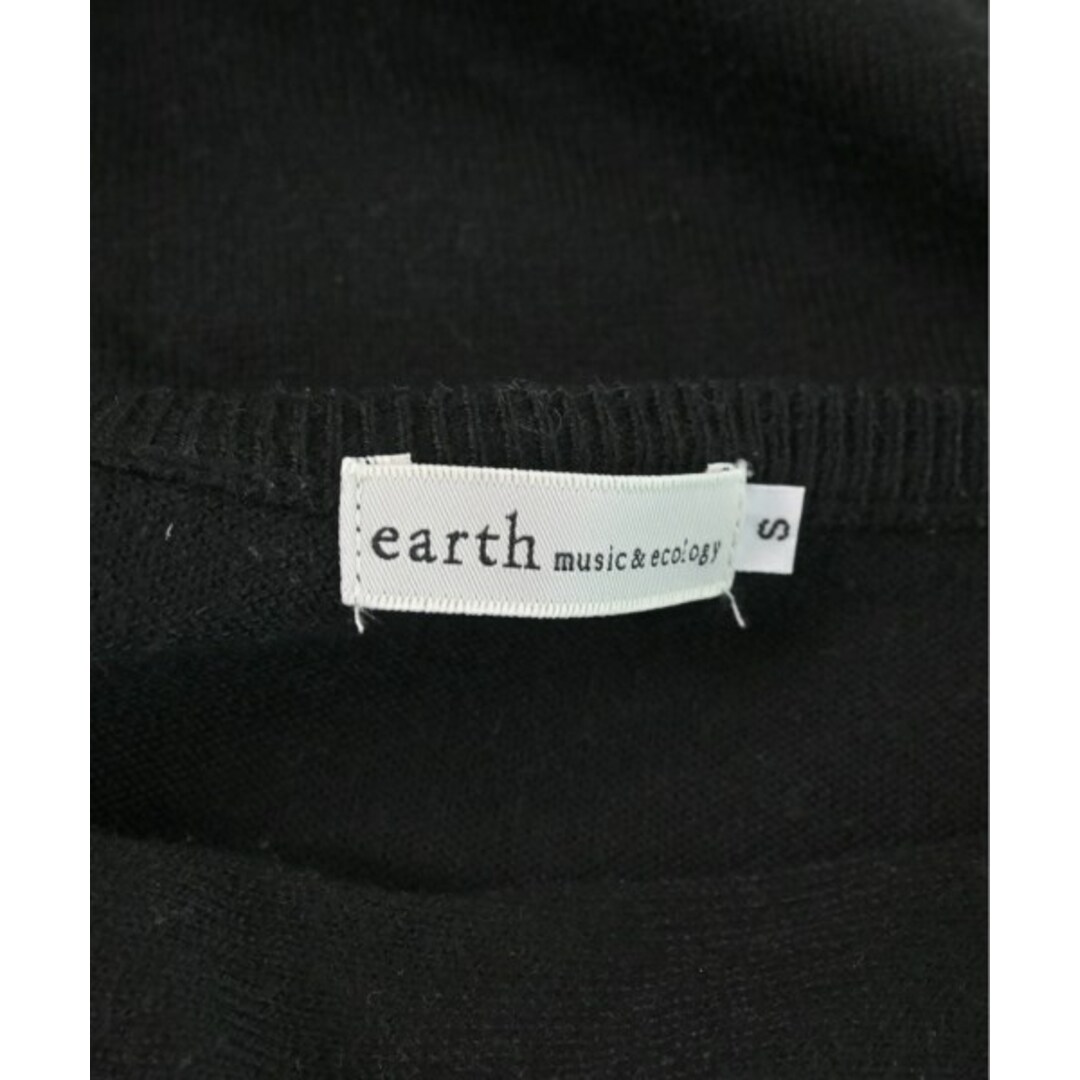 earth music & ecology(アースミュージックアンドエコロジー)のEARTH MUSIC&ECOLOGY カーディガン S 黒 【古着】【中古】 レディースのトップス(カーディガン)の商品写真